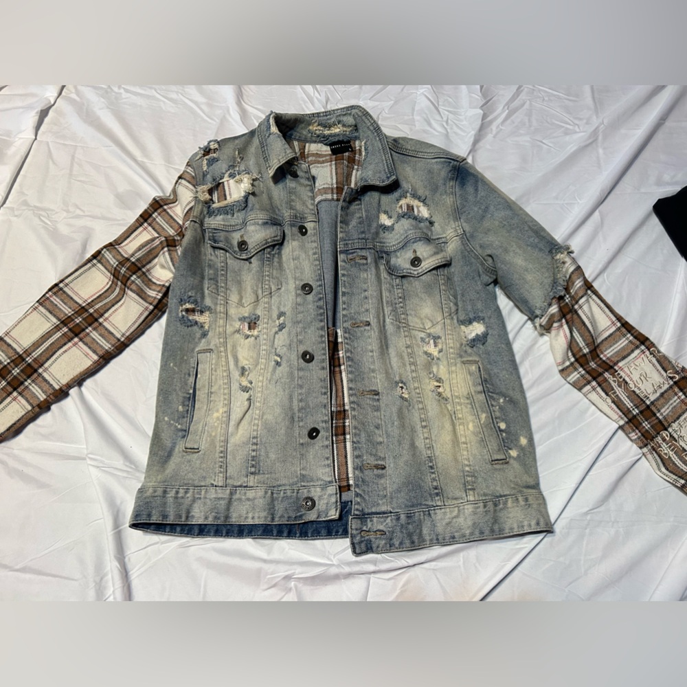 SMOKE RISE BRAND JEAN JACKET BRAND NEW NEVER WORN